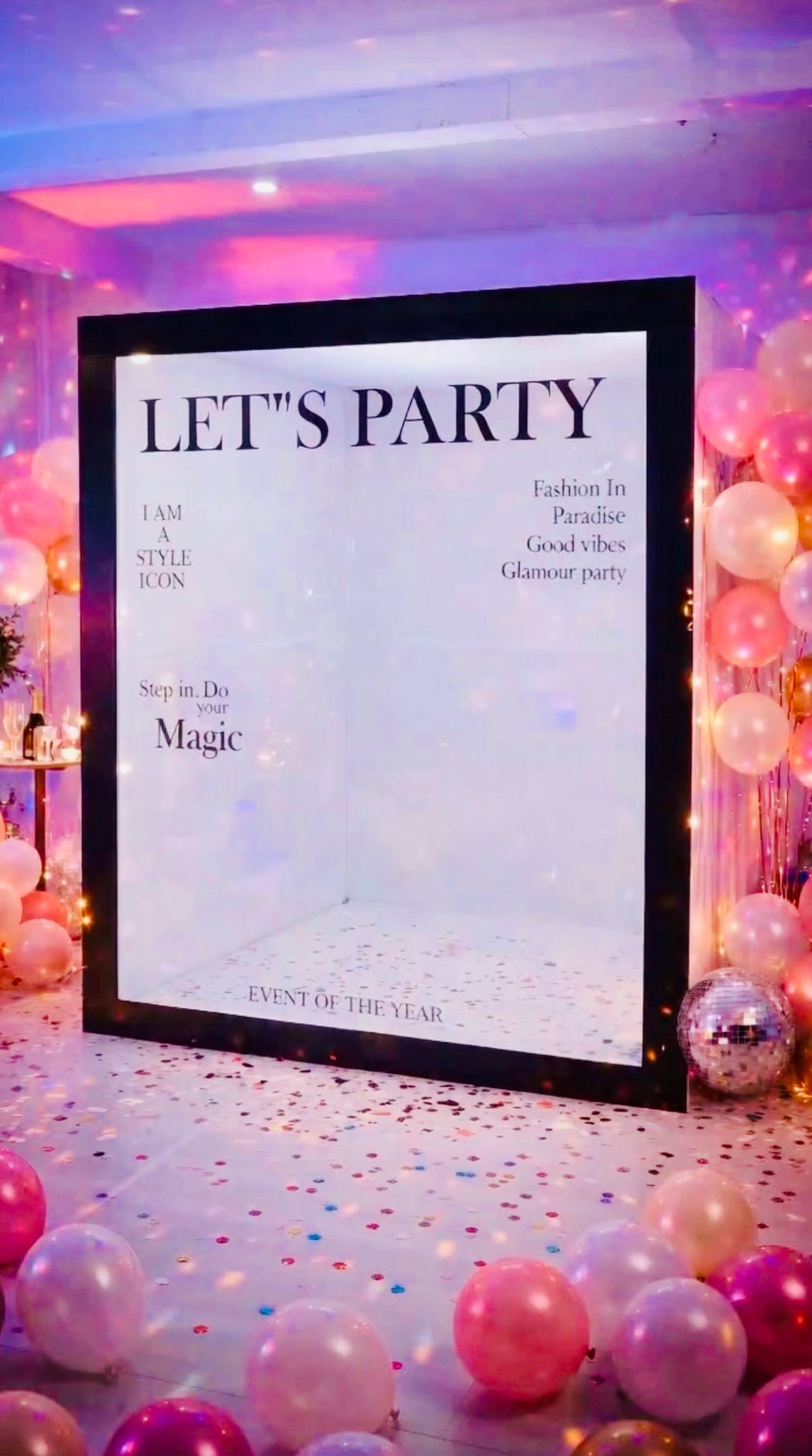 Photo Booth Magazine Rental