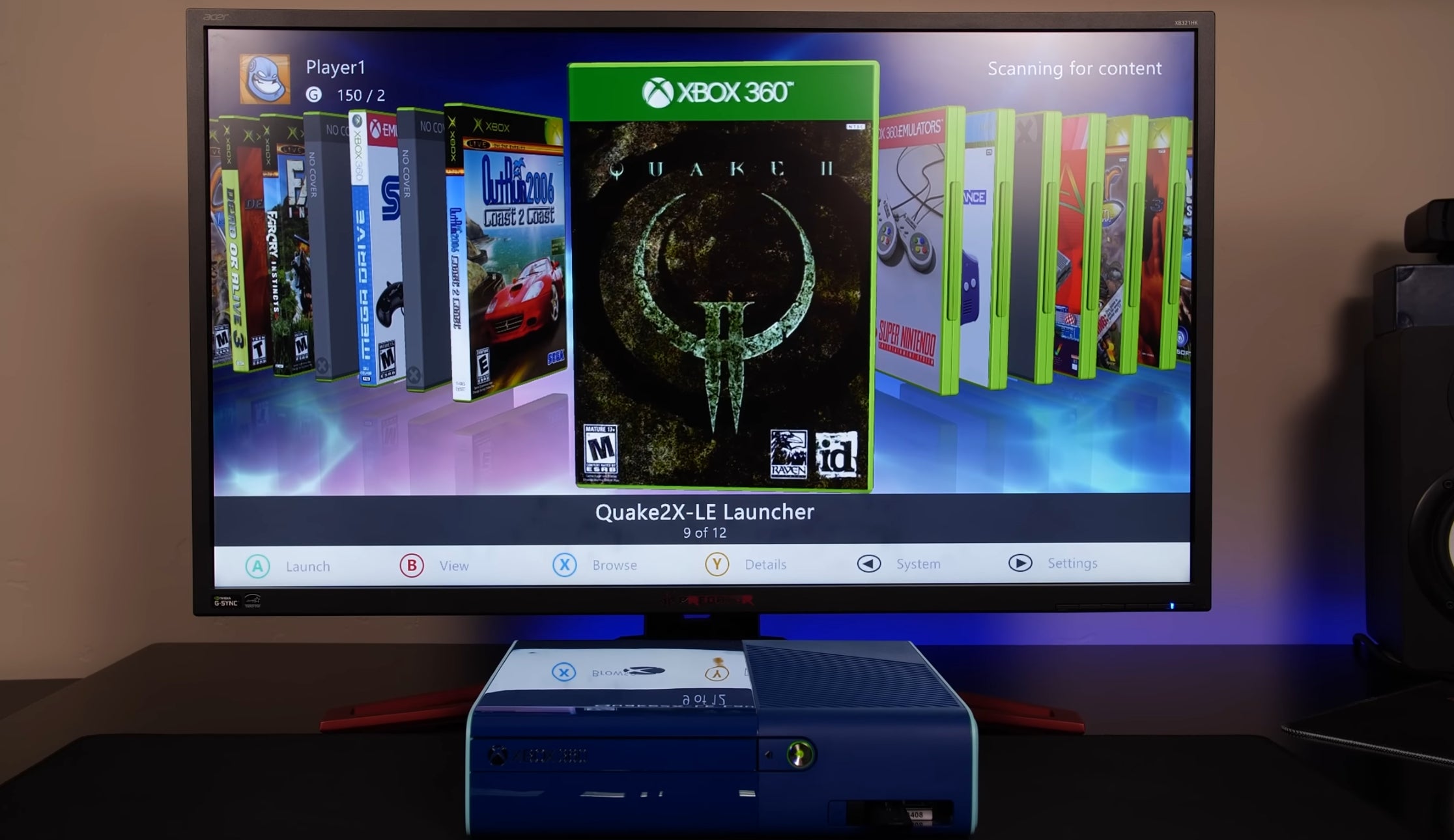 XBOX 360 MODDED W/ 100 GAMES