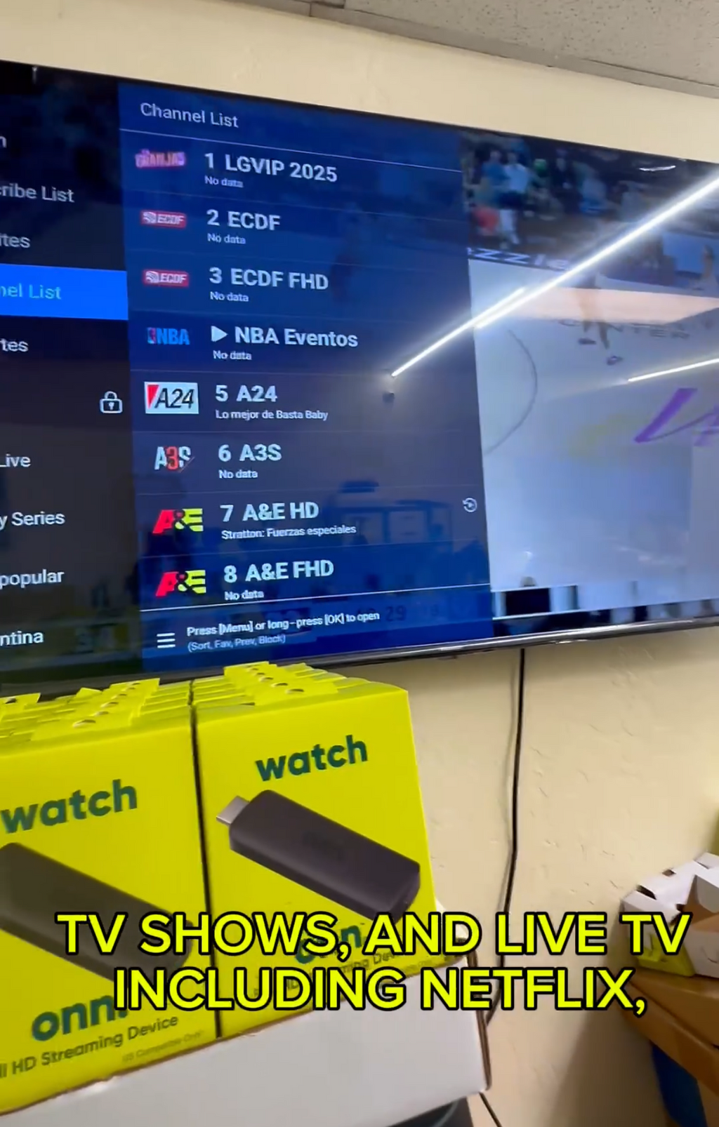 Hacked Streaming Device W/ All free Movies/TV Shows & Live TV