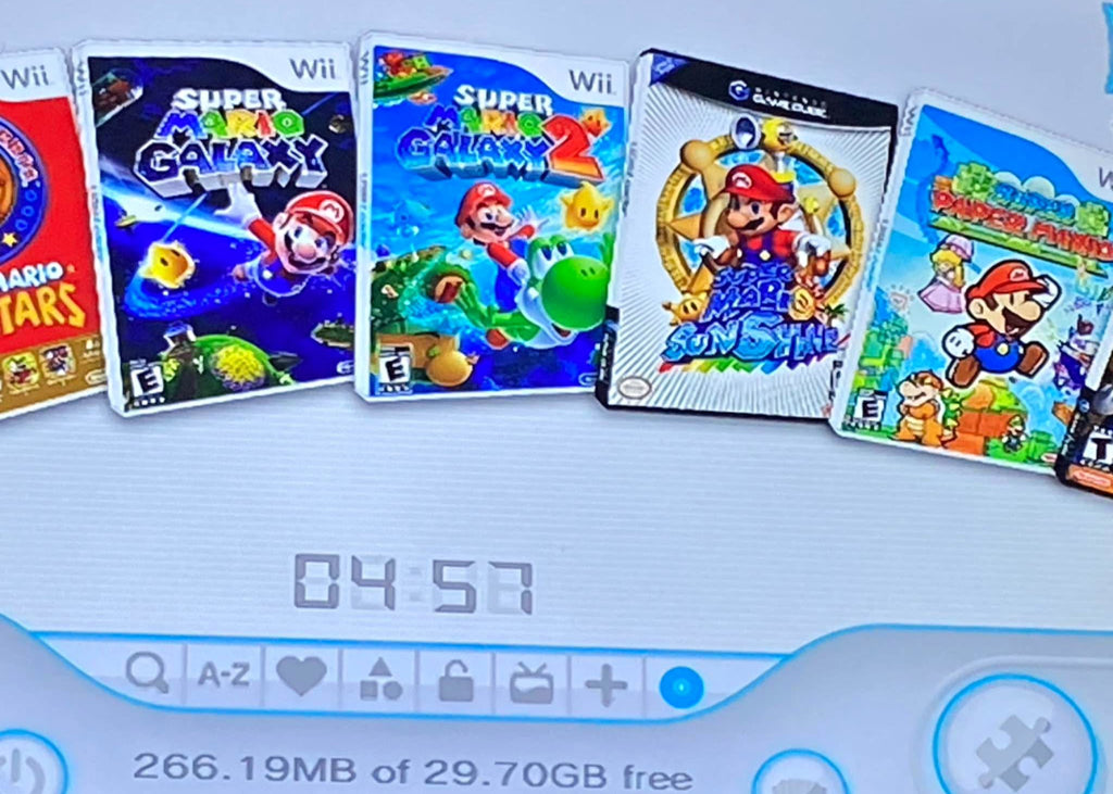 Modded Wii w/ 200 Games From Wii Gamecube N64 Gameboy and GBA Games