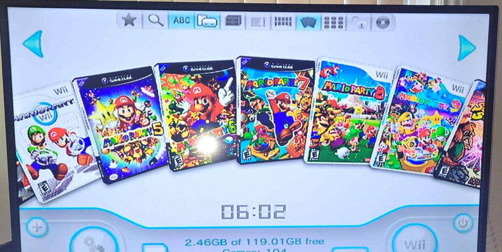 Modded Wii w/ 200 Games From Wii Gamecube N64 Gameboy and GBA Games
